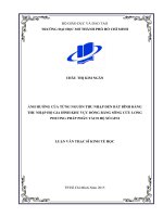 ảnh hưởng của từng nguồn thu nhập đến bất bình đẳng thu nhập hộ gia đình khu vực đồng bằng sông cửu long phương pháp phân tách hệ số gini 