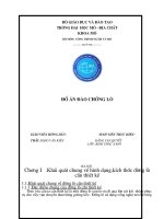 ĐỒ ÁN CÔNG TRÌNH NGẦM TRONG MỎ - ĐƯỜNG LÒ XUYÊN VỈA f=9