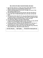 Đề cương sử 8 HKII 2015-2016