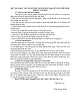 kết quả thực hiện học tập và làm theo TGĐĐ Hồ Chí Minh