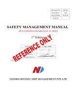 SỔ TAY HƯỚNG DẪN QUẢN LÝ AN TOÀN (SMM) BẰNG TIẾNG VIỆT