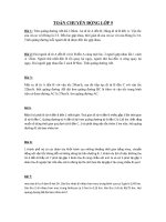 Toán chuyển động lớp 5