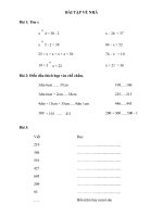 Bàii tập toán 2 ôn tập HK2