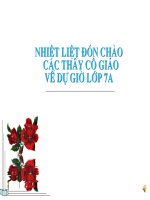 Chương I. §7. Tỉ lệ thức