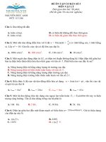 ĐỀ 3 ON BAI TAP o BAN  vật lý 12 (đề đánh lại từ các đề TNCDDH các năm trước)