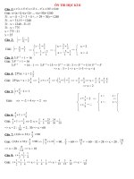 Toán 6: Dạng tìm x - Ôn thi học kì II