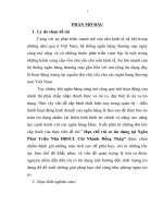 Hạn chế rủi ro tín dụng tại ngân phát triển nhà ĐBSCL chi nhánh đồng tháp 