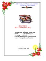 Giáo án đồng dao 