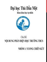 nội dung quan trọng chương điên thcs