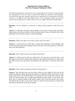 CÂU HỎI CHO SỸ QUAN HÀNG HẢI(QUESTIONS FOR YOUNG OFFICER)