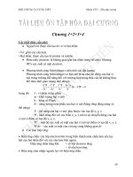 Lý thuyết hóa đại cương