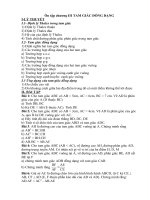 ôn tập chuẩn bị kiểm tra một tiết chương 3 hình học 8