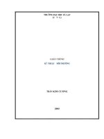 giáo trình kĩ thuật môi trường