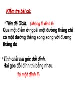 Chương I. §7. Định lí