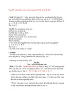 TRAO ĐỔI CÂU ĐH VINH VÀ GIÚP BẠN VÂN KHÁNH