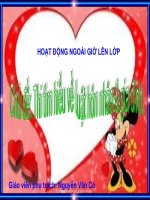 Hoạt động ngoìa giờ lên lớp tháng 11