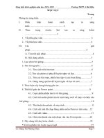 KỸ THUẬT SOẠN GIẢNG một TIẾT dạy SINH học BẰNG TIẾNG ANH