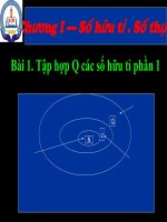 Chương I. §1. Tập hợp Q các số hữu tỉ