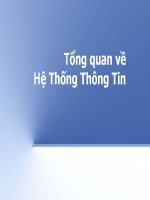 Bài giảng phân tích thiết kế hệ thống thông tin   chương 1  tổng quan về hệ thống thông tin