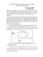 Ứng dụng mô hình HEC HMS tính toán lũ trên các sông tỉnh quảng trị và bình định