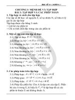 dạy thêm đại số 10-chương 1