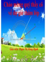 Chương II. §6. Tia phân giác của góc