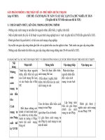 BẢNG MÔ TẢ CÁC MỨC ĐỘ NHẬN THỨC VÀ ĐỊNH HƯỚNG NĂNG LỰC MÔN LỊCH SỬ LỚP 8