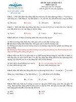 ĐỀ 1 ON BAI TAP CO BAN vật lý 12 (đề đánh lại từ các đề TNCDDH các năm trước)