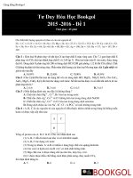 Khám phá tư duy hóa học THPT