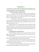 Một số giải pháp góp phần hoàn thiện hoạt động quản trị nguồn nhân lực tại công ty TNHH MTV xổ số kiến thiết và dịch vụ tổng hợp đồng nai đến năm 2015