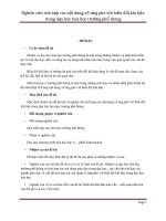 Nghiên cứu tích hợp các nội dung về ứng phó với biến đổi khí hậu trong dạy học hóa học trường phổ thông