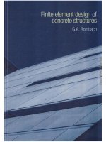 Finite elementdesign of concrete structures