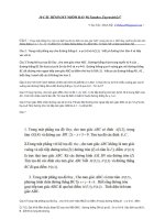 Tổng hợp bài tập Oxy hay nhất luyện thi đại học