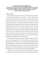 SỬ DỤNG ATLAT địa lý VIỆT NAM để HÌNH THÀNH các cấp độ KIẾN THỨC CHO học SINH lớp 12 KHI NGHIÊN cứu về một số vấn đề PHÁT TRIỂN và PHÂN bố CÔNG NGHIỆP nƣớc TA  
