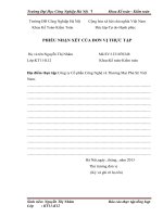 Báo cáo thực tập: HẠCH TOÁN NGHIỆP VỤ KẾ TOÁN TẠI CÔNG TY CỔ PHẦN CÔNG NGHỆ VÀ THƯƠNG MẠI PHÚ SỸ VIỆT NAM.