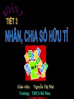 Chương I. §3. Nhân, chia số hữu tỉ