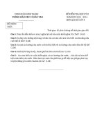 ĐỀ THI MÔN LỊCH SỬ HKII 2015-2016 BÌNH THẠNH