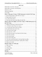 Báo cáo thực tập: Nghiên cứu các phần hành kế toán tại công ty TNHH thương mại và du lịch Việt Trung