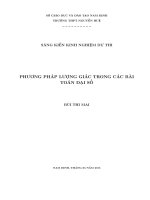 phương pháp lượng giác trong các bài toán đại số 