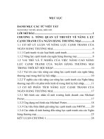 Nâng cao năng lực cạnh tranh của ngân hàng thương mại cổ phần sài gòn thương tín trong xu thế hội nhập 