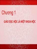 giao duc hoc la mot khoa hoc