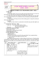 Giáo án Lịch sử 7 học kỳ 2 rất hay