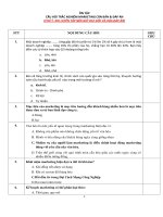 ĐỀ THI TRẮC NGHIỆM MARKETING có đáp án