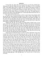 Nhu cầu và điều kiện học tập lý luận chính trị của sinh viên các trường đại học ở hà nội hiện nay (TT)