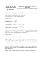 Tuyển tập 68 đề thi thử THPT Quốc gia môn toán cực hay các trường chuyên trong cả nước (có đáp án chi tiết)