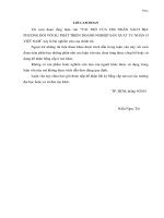 vai trò của chi ngân sách địa phƣơng đối với sự phát triển doanh nghiệp sản xuất tư nhân ở việt nam 