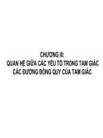 Chương III. §1. Quan hệ giữa góc và cạnh đối diện trong một tam giác