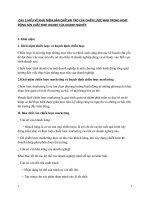 Đề cương ôn tập môn marketing