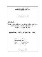 Nghiên cứu về bệnh cầu trùng ở đàn thỏ nuôi tại trung tâm nghiên cứu dê và thỏ sơn tây   ba vì   hà nội 