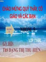 ứng dụng của sinh học phân tử  môn sinh học phân tửtrường ĐH Nông Lâm Huế